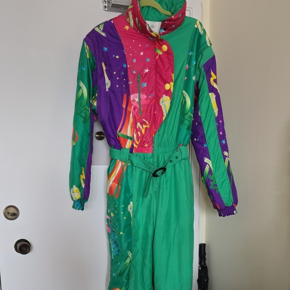 Ski Suit Colorful Size 12